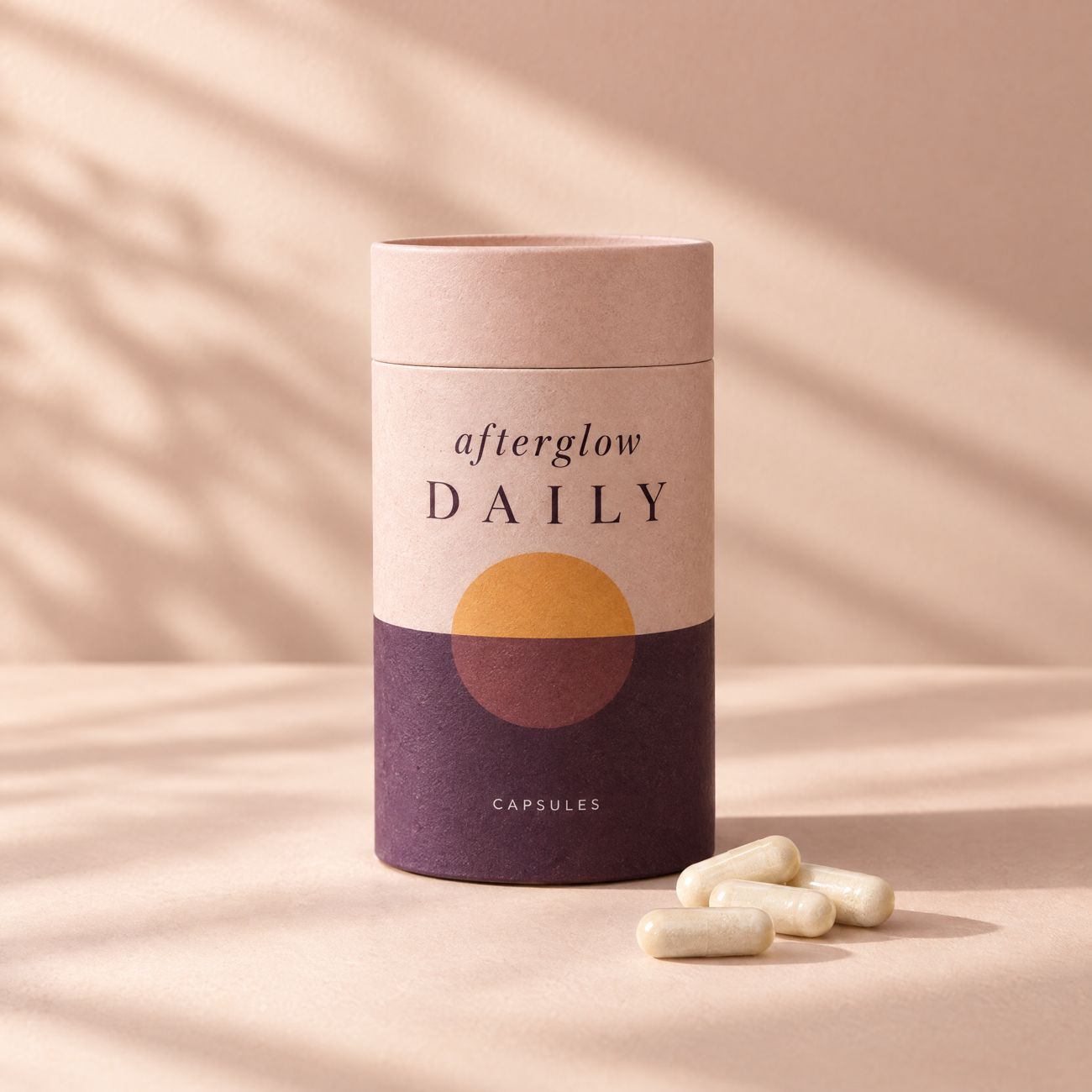 Afterglow capsule packaging from the deia photo archive